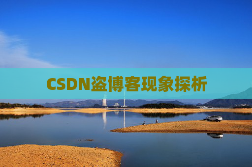 CSDN盗博客现象探析 CSDN盗博客现象探析